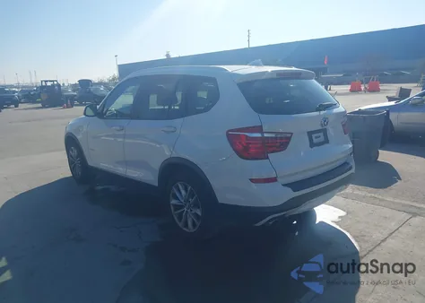 2015 BMW X3 Sdrive28I z USA, uszkodzony, nr VIN 5UXWZ7C57F0M82585